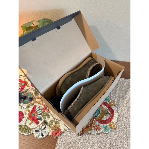 UGG Tasman Baxter Slipper Clog Burnt Olive Green Slip On Chestnut 1173810-BTOL main image 7
